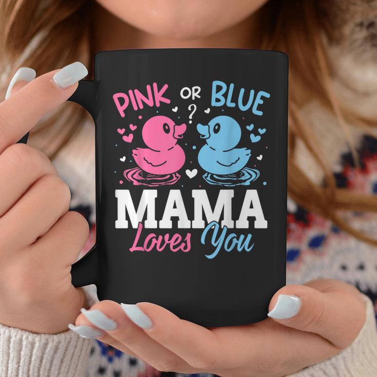 Pink Or Blue Gender Reveal Party Announcement Mama Duck Coffee Mug Unique Gifts