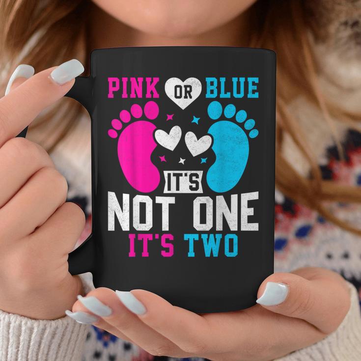 Pink Or Blue It's Not One It's Two Twins Gender Announcement Coffee Mug Unique Gifts