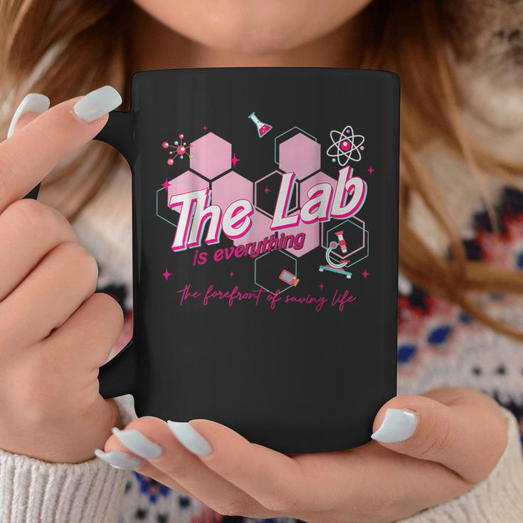 Pink Retro Lab Week 2024 Medical Lab Science Coffee Mug Funny Gifts