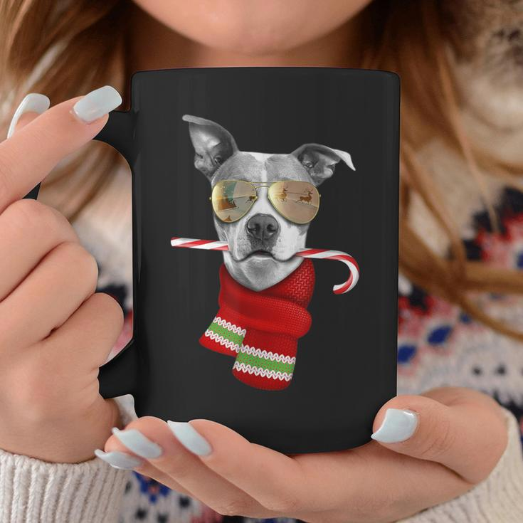 Pitt Bull Cute Christmas Dog Lovers Sunglasses Coffee Mug Unique Gifts