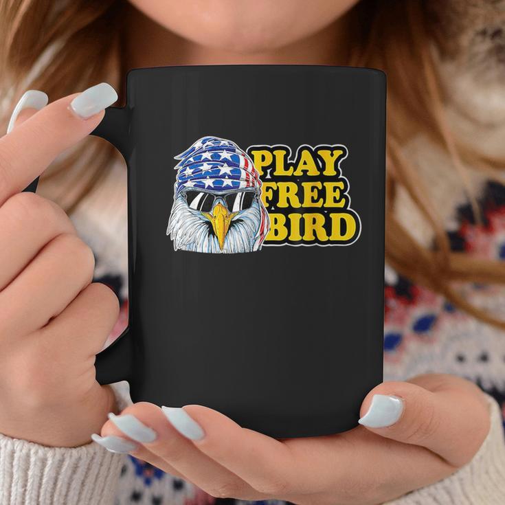 Play Free Bird Eagle American Flag Patriotic 4Th Of July Coffee Mug Unique Gifts