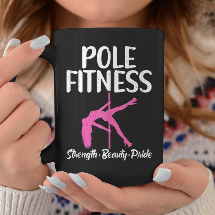 Pole Fitness Strength Beauty Pride Pole Dance Coffee Mug Unique Gifts
