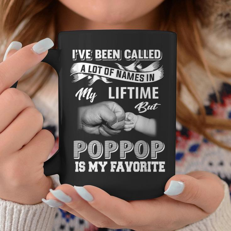 Pop Pop Is My Favorite Name Grandpa Father's Day Coffee Mug Funny Gifts