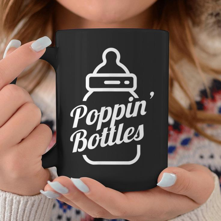 Poppin Bottles New Mom Dad Coffee Mug Unique Gifts