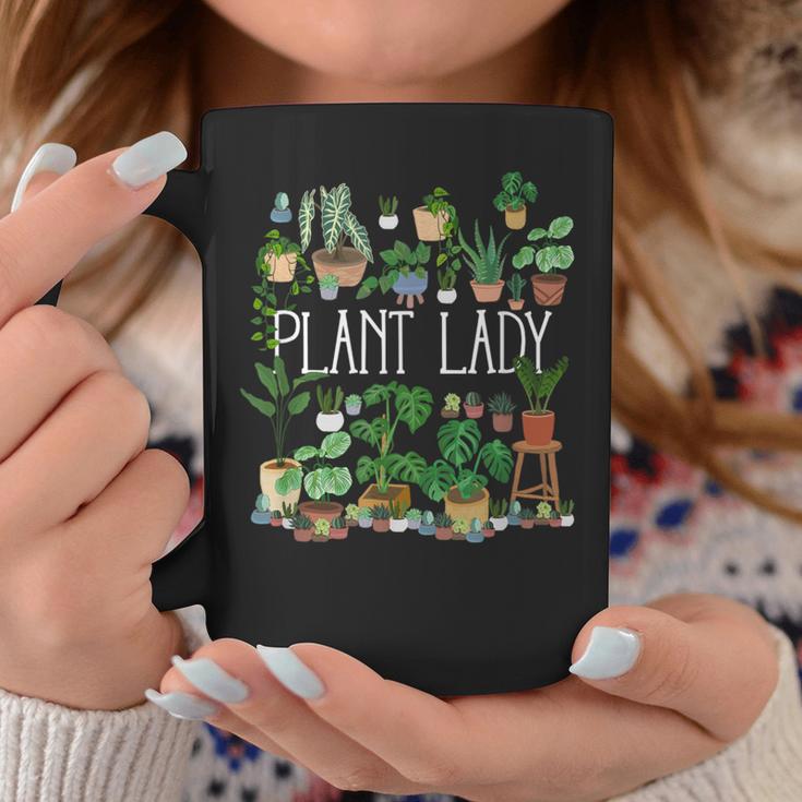 Potted Plant Lady Coffee Mug Unique Gifts