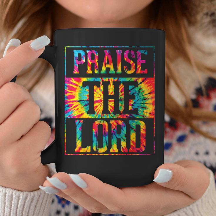 Praise The Lord Christian Faith Tie Dye Cute Christianity Coffee Mug Unique Gifts