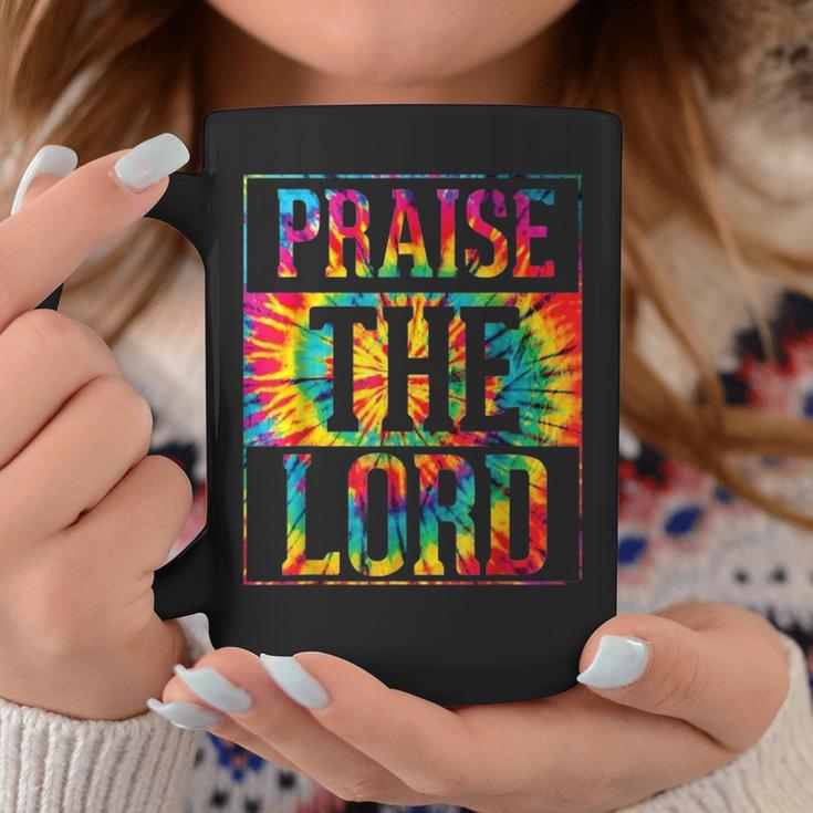 Praise The Lord Christian Faith Tie Dye Cute Christianity Coffee Mug Unique Gifts