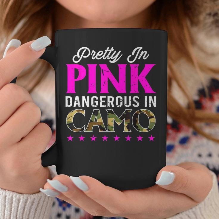 Pretty Pink Dangerous In Camo Hunting Hobby Coffee Mug Unique Gifts