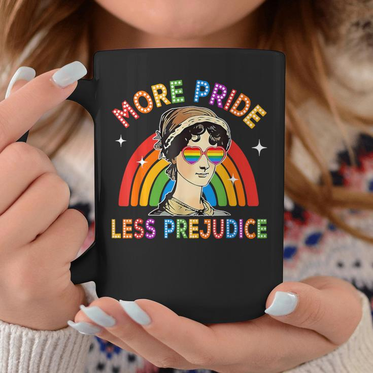 More Pride Less Prejudice Rainbow Lgbt Gay Lesbian Pride Coffee Mug Unique Gifts