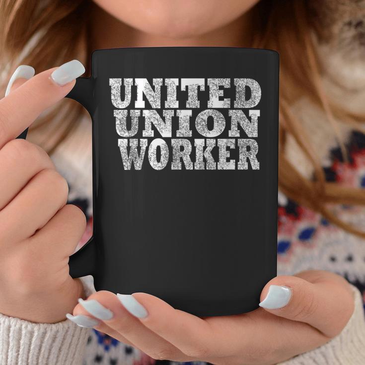 Pro Union United Union Worker Job Blue Collar Coffee Mug Unique Gifts