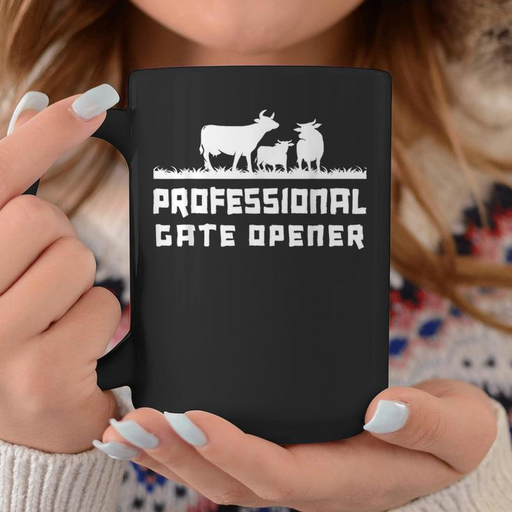 Professional Gate Opener Cows Animal Farm Coffee Mug Unique Gifts