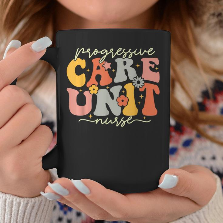 Progressive Care Unit Groovy Pcu Nurse Emergency Room Nurse Coffee Mug Unique Gifts