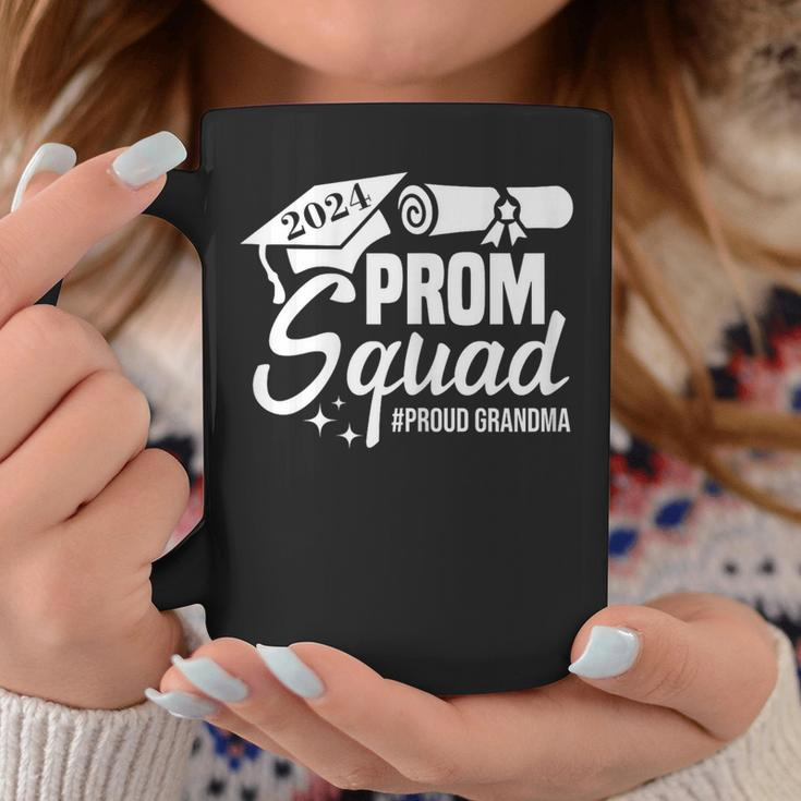 Prom Squad 2024 Proud Grandma Graduate Prom Class Of 2024 Coffee Mug Unique Gifts