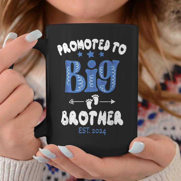 Promoted To Big Brother Est 2024 For Pregnancy Or New Baby Coffee Mug Unique Gifts