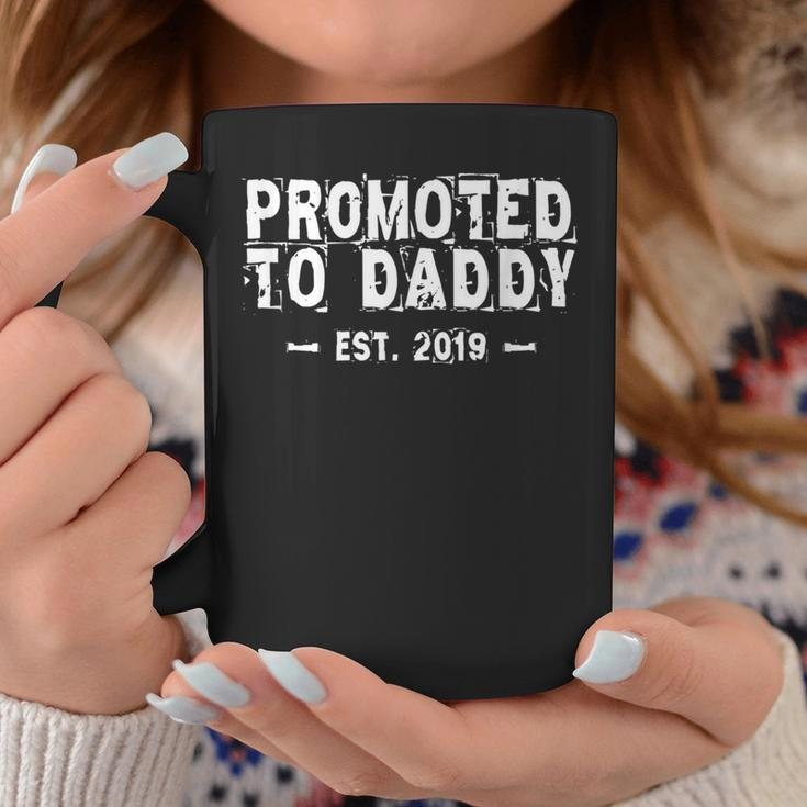 Promoted To Daddy 2019 For New Dad From Family Coffee Mug Unique Gifts