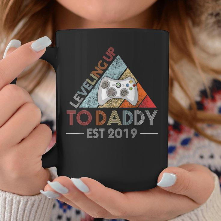 Promoted To Daddy 2019Leveling Up To Dad Coffee Mug Unique Gifts