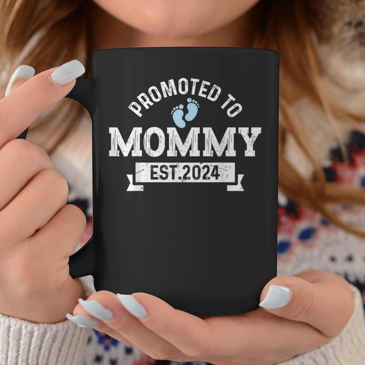 Promoted To Mommy 2024 New Mama First Time Coffee Mug Unique Gifts