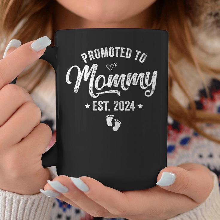 Promoted To Mommy Est 2024 Soon To Be Mom 2024 Mother's Day Coffee Mug Personalized Gifts