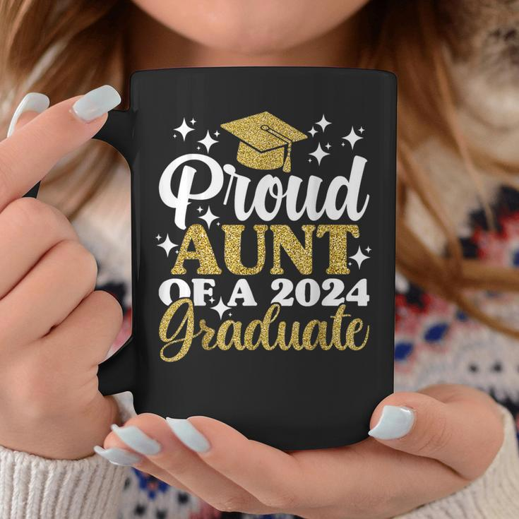 Proud Aunt Of A 2024 Graduate Graduation Family Coffee Mug Unique Gifts