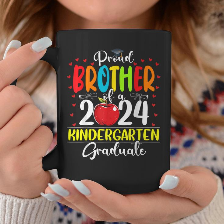 Proud Brother Of A Class Of 2024 Kindergarten Graduate Coffee Mug Funny Gifts