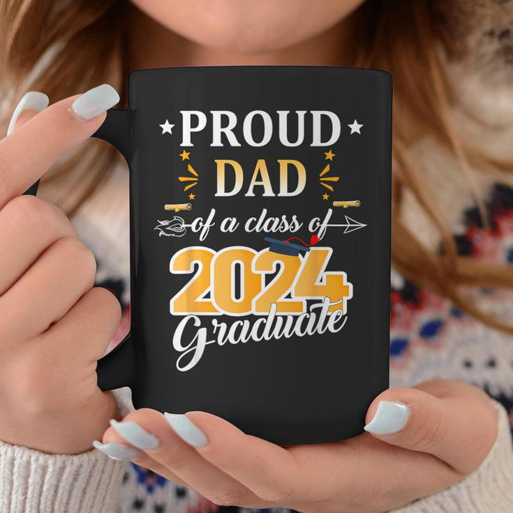 Proud Dad Of A 2024 Senior Graduate Grad 2024 Coffee Mug Funny Gifts