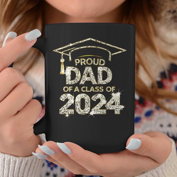 Proud Dad Of A Class Of 2024 Graduate Senior 24 Graduation Coffee Mug Unique Gifts