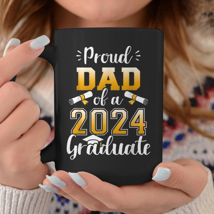 Proud Dad Of A Class Of 2024 Graduate Senior Graduation 2024 Coffee Mug Funny Gifts
