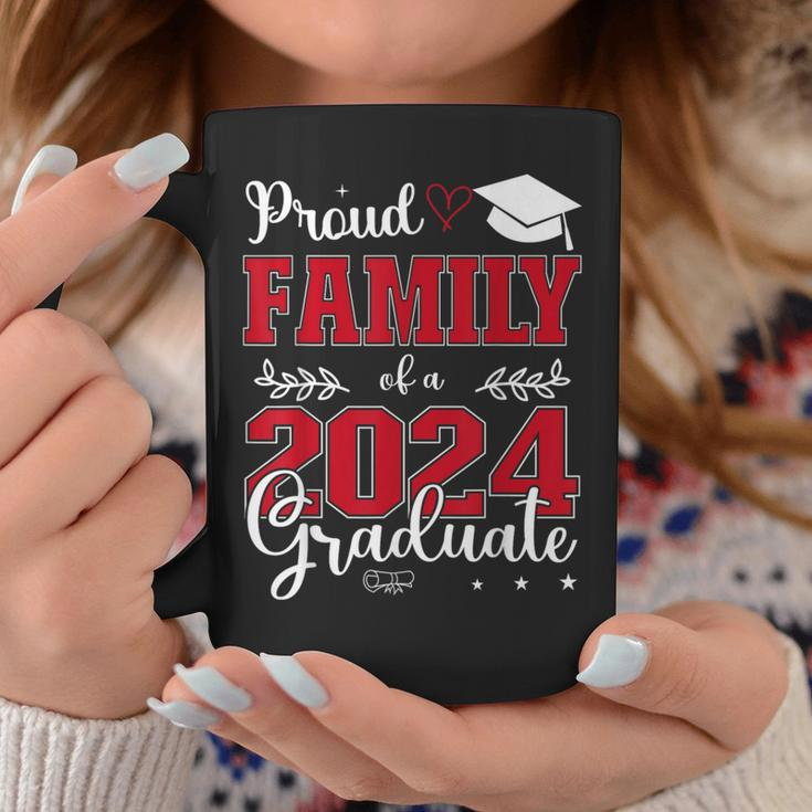 Proud Family Of A Class Of 2024 Graduate For Graduation Coffee Mug Funny Gifts