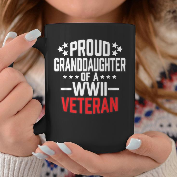 Proud Granddaughter Of A Wwii VeteranMilitary Coffee Mug Unique Gifts
