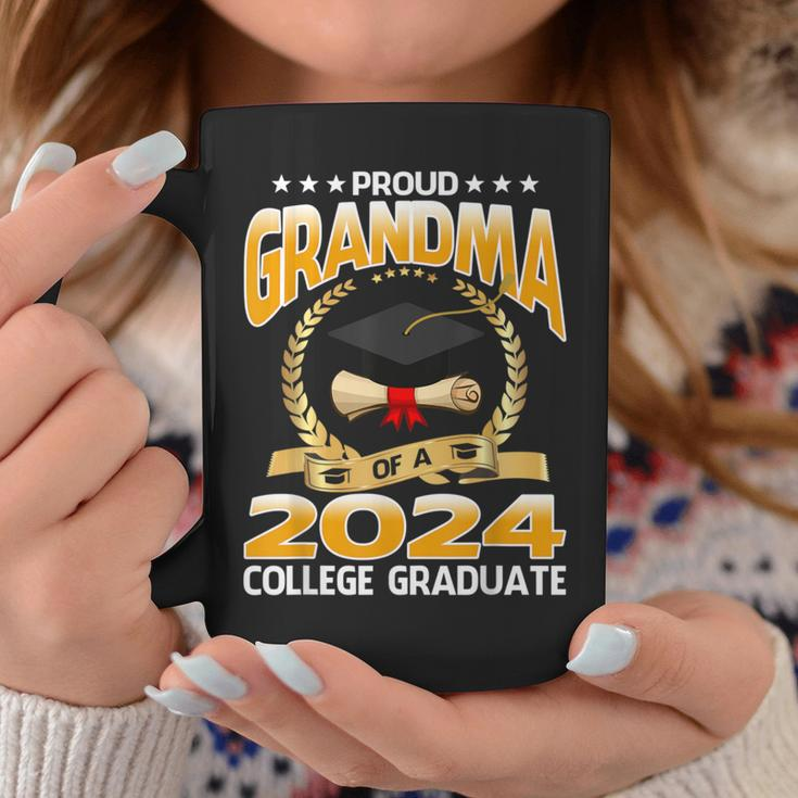 Proud Grandma Of A 2024 College Graduate Coffee Mug Personalized Gifts