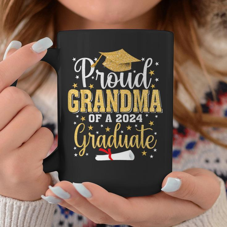 Proud Grandma Of A 2024 Graduate For Family Graduation Coffee Mug Unique Gifts
