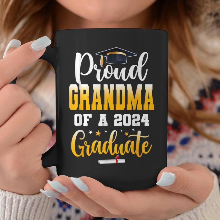 Proud Grandma Of A Class Of 2024 Graduate Senior Grandma Coffee Mug Personalized Gifts