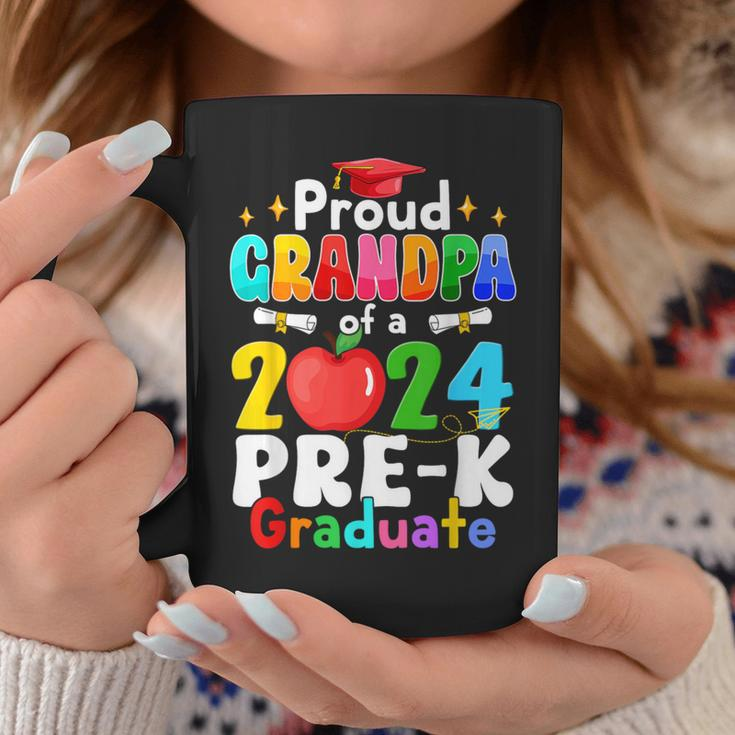 Proud Grandpa Of A 2024 Pre-K Graduate Matching Family Grad Coffee Mug Unique Gifts