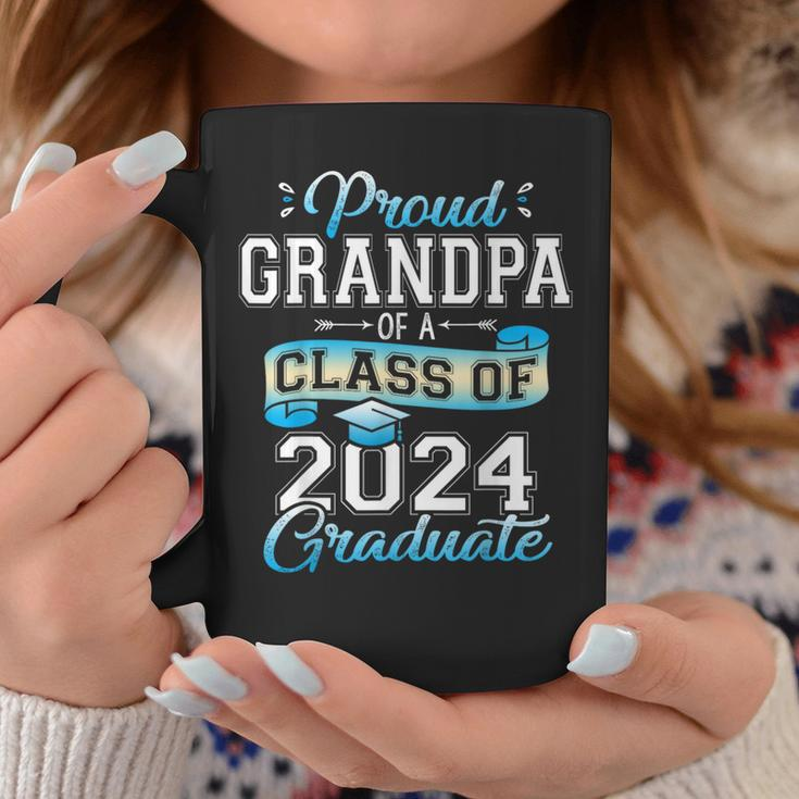 Proud Grandpa Of A Class Of 2024 Graduate Senior 2024 Coffee Mug Funny Gifts
