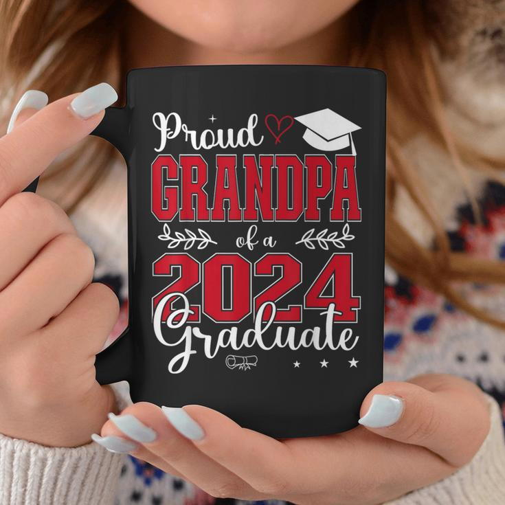 Proud Grandpa Of A Class Of 2024 Graduate For Graduation Coffee Mug Unique Gifts
