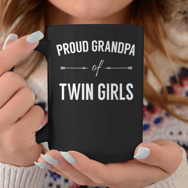 Proud Grandpa Of Twin GirlsFor Granddad Coffee Mug Unique Gifts