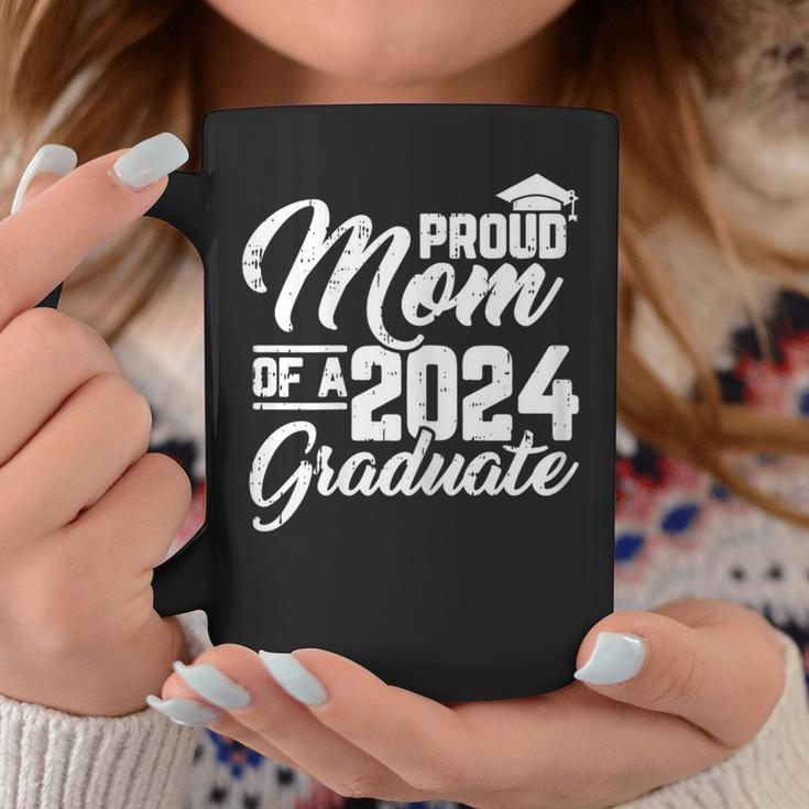 Proud Mom Of A 2024 Graduate Graduation Family Mama Women Coffee Mug Unique Gifts