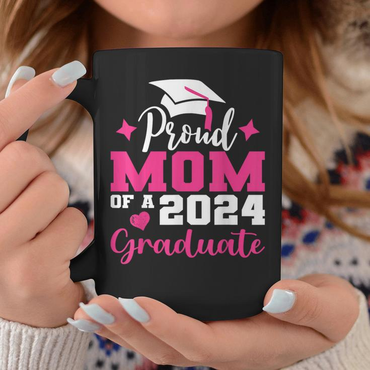 Proud Mom Of 2024 Graduate Senior Mother College Graduation Coffee Mug Unique Gifts