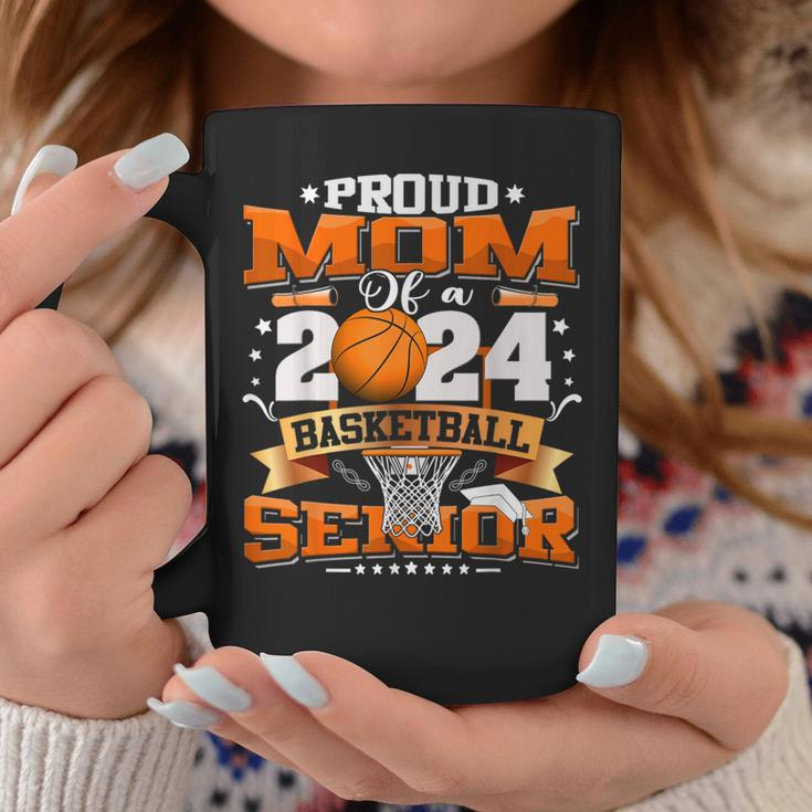 Proud Mom Of A 2024 Senior Basketball Graduate Grad 2024 Coffee Mug Personalized Gifts