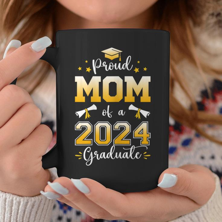 Proud Mom Of A Class Of 2024 Graduate Mom Senior 2024 Coffee Mug Unique Gifts