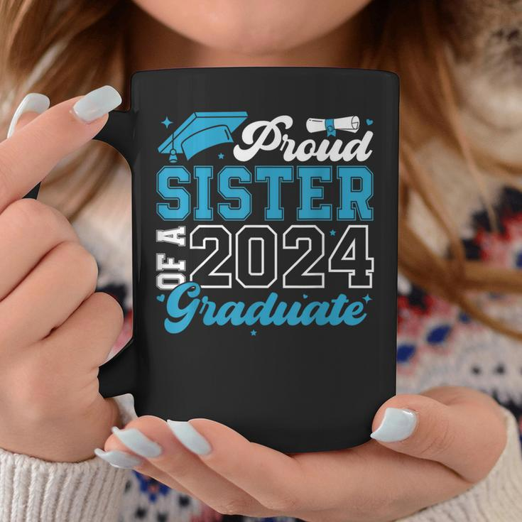 Proud Sister Of A 2024 Graduate Family Senior Graduation Coffee Mug Unique Gifts