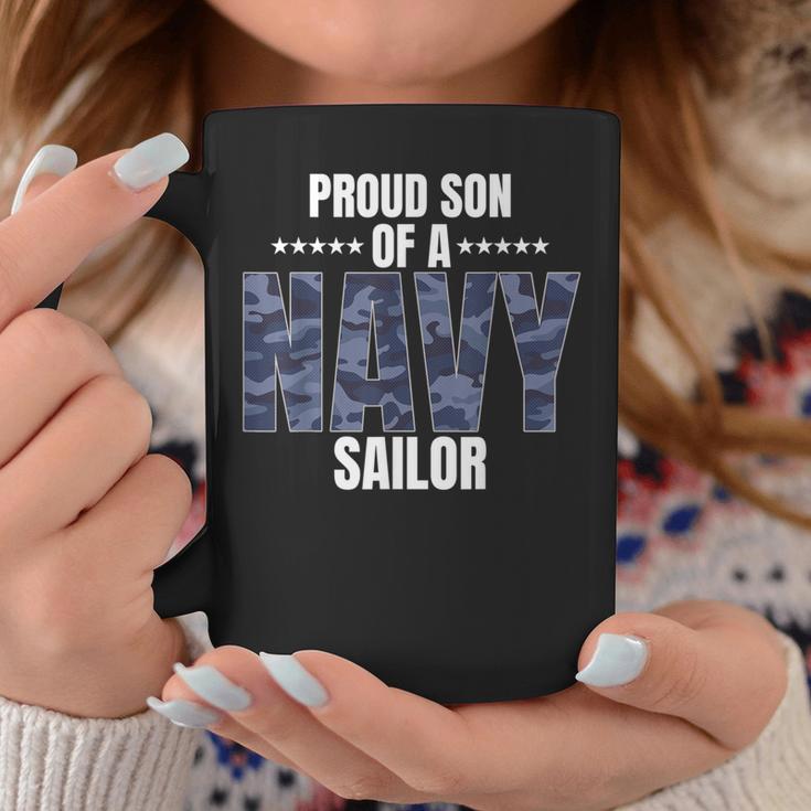 Proud Son Of A Navy Sailor Veteran Day Coffee Mug Unique Gifts