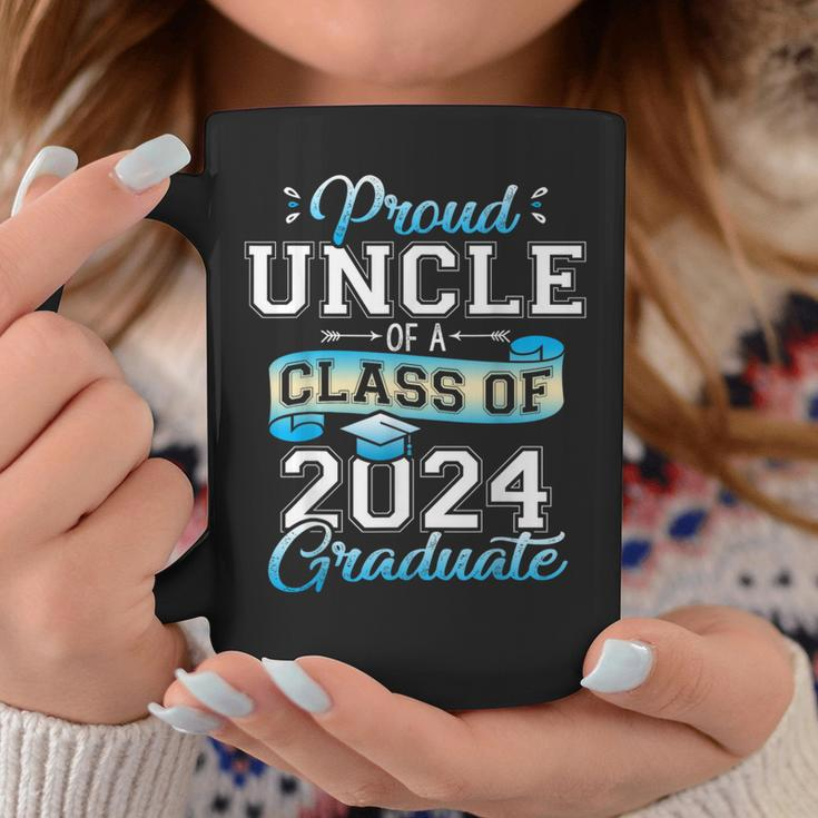 Proud Uncle Of A Class Of 2024 Graduate Senior 2024 Coffee Mug Unique Gifts