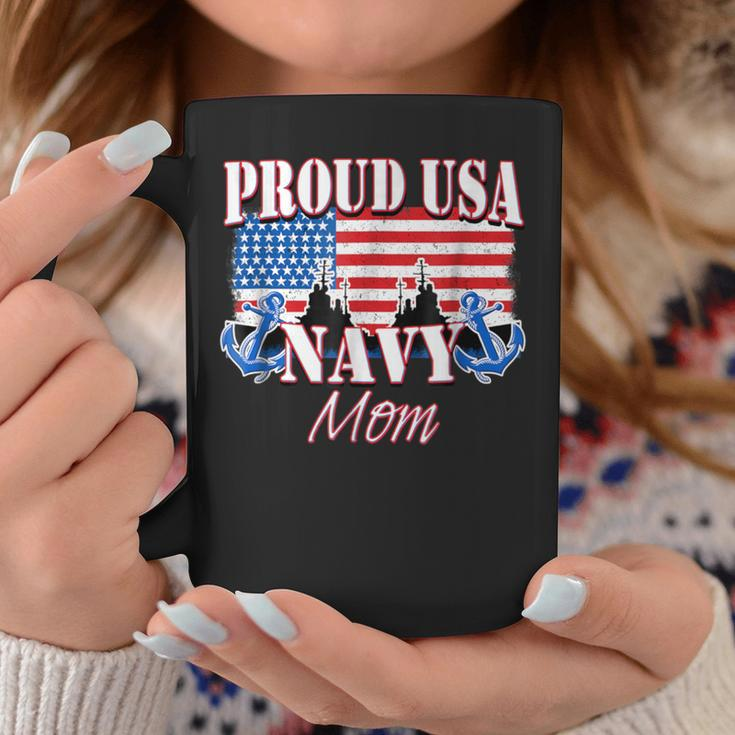 Proud Usa Navy Mom Patriotic Service Coffee Mug Unique Gifts
