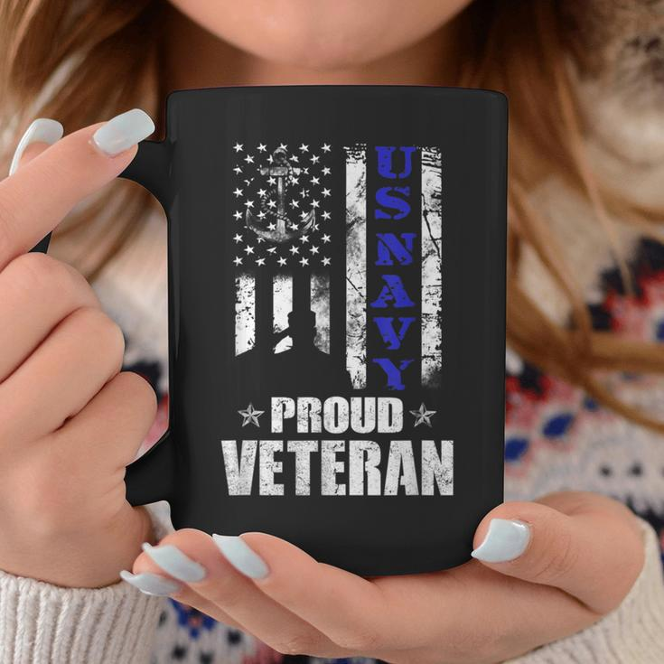 Proud Veteran Us Navy Patriotic Veteran Father's Day Coffee Mug Unique Gifts