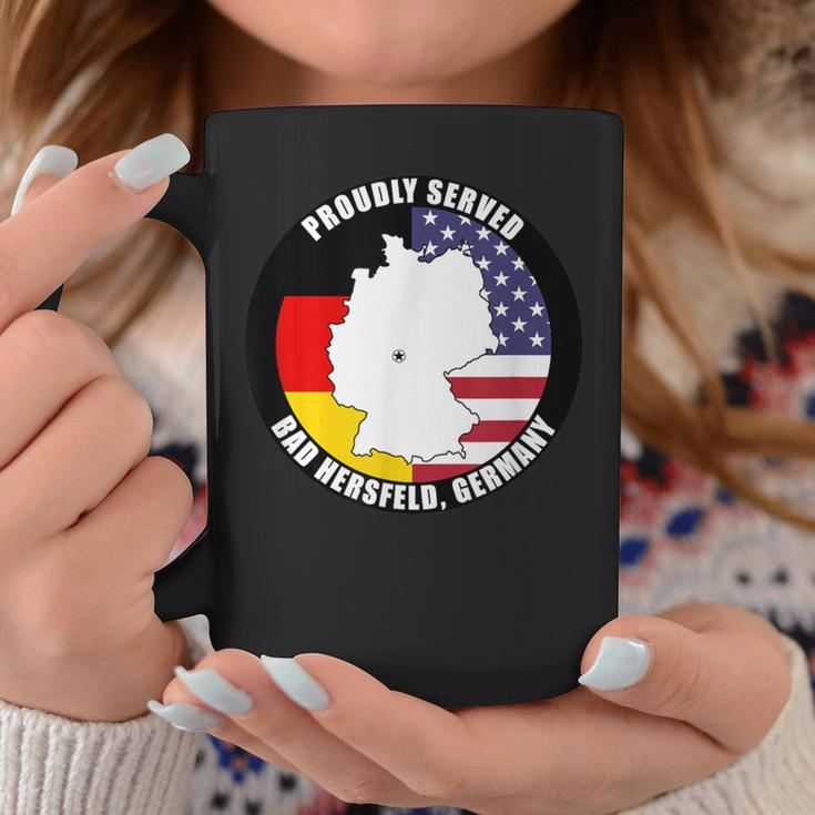 Proudly Served Bad Hersfeld Germany Military Veteran Army Coffee Mug Unique Gifts