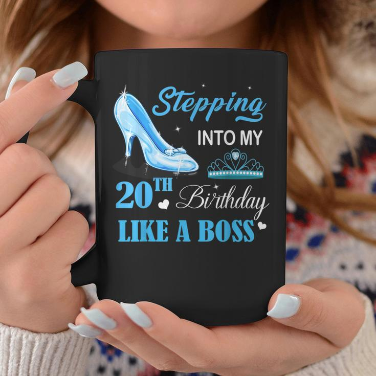 Queen Stepping Into My 20Th Birthday Like A Boss Coffee Mug Unique Gifts
