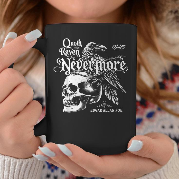 Quoth The Raven Nevermore By Edgar Allan Poe Coffee Mug Unique Gifts