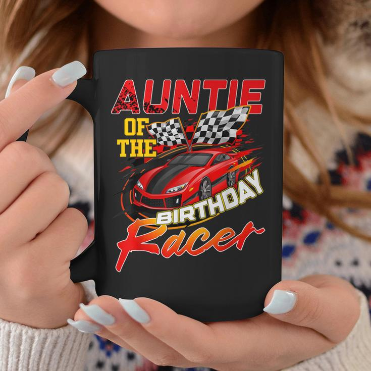 Race Car Party Auntie Of The Birthday Racer Racing Family Coffee Mug Unique Gifts