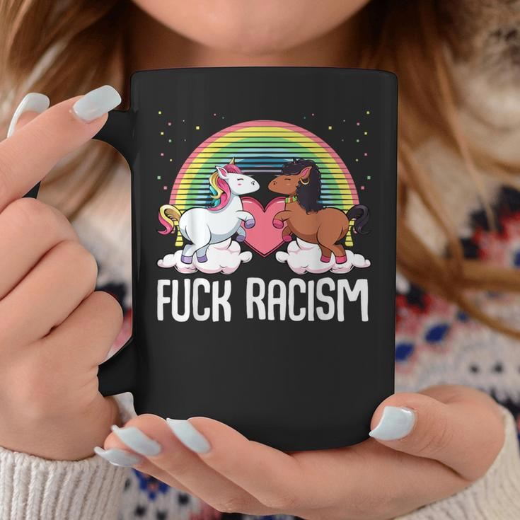 Racism Unicorn Anti Racism Tassen Lustige Geschenke